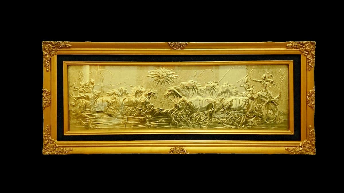 Kaligrafi Perang Baratayudha - SEDANG